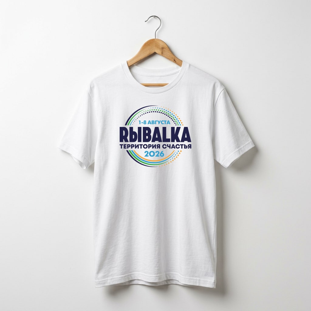 Футболка "RЫBALKA 2026" (Белая)